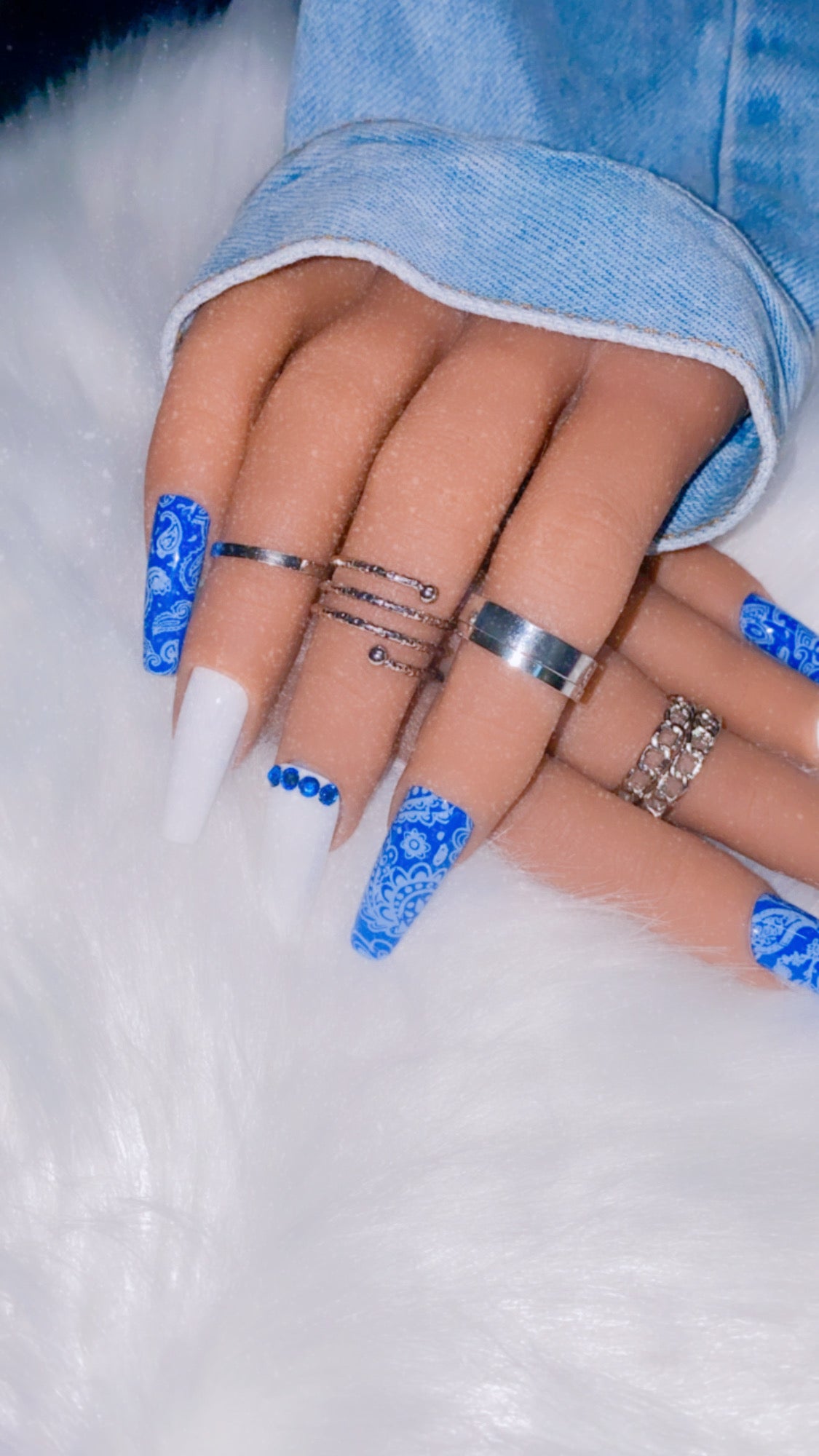 XXL Louis Vuitton Nails, Tapered Square Nails
